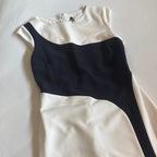 Black and White Colorblock Dress by The Limited - Sz 8