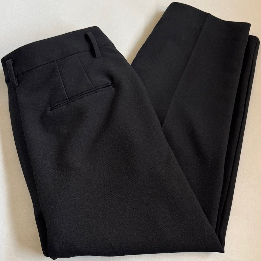 Ann Taylor The High Rise Pleated Taper Pant in Fluid Crepe 10P