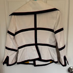 DSQUARED White and Black Women's Blazer