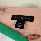 Elegant Pink Faux Wrap Dress by Ann Taylor NWT