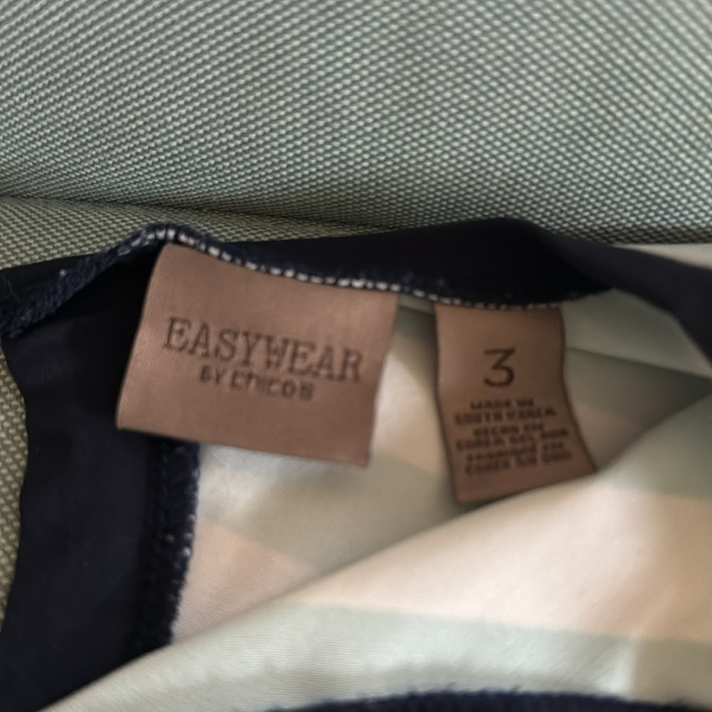 Color!  Asymmetrical top by Chico’s Easy Wear - Sz 3