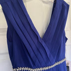 Glam!  Beautiful blue semi-formal dress - Size S NWT
