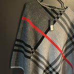 Pancho!  Sisters NWT Plaid Pancho - one size