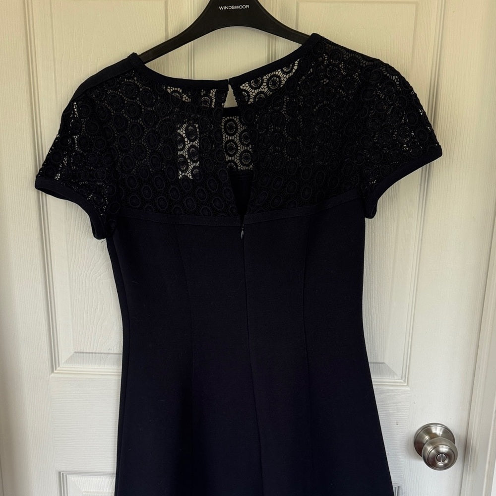 Ann Taylor Navy Lace Dress NWT Sz 6